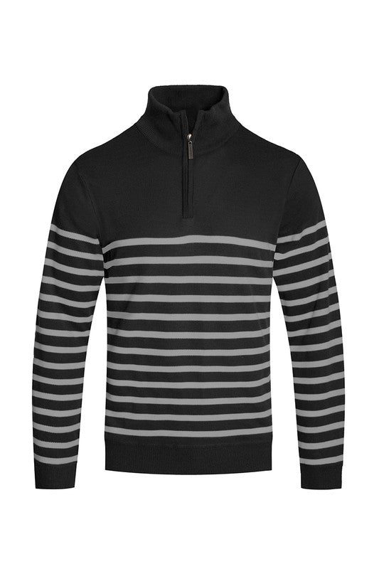 Boujee quarter zipper pullover sweater