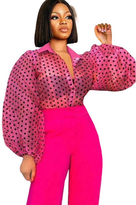 Sexy classy mesh shirt