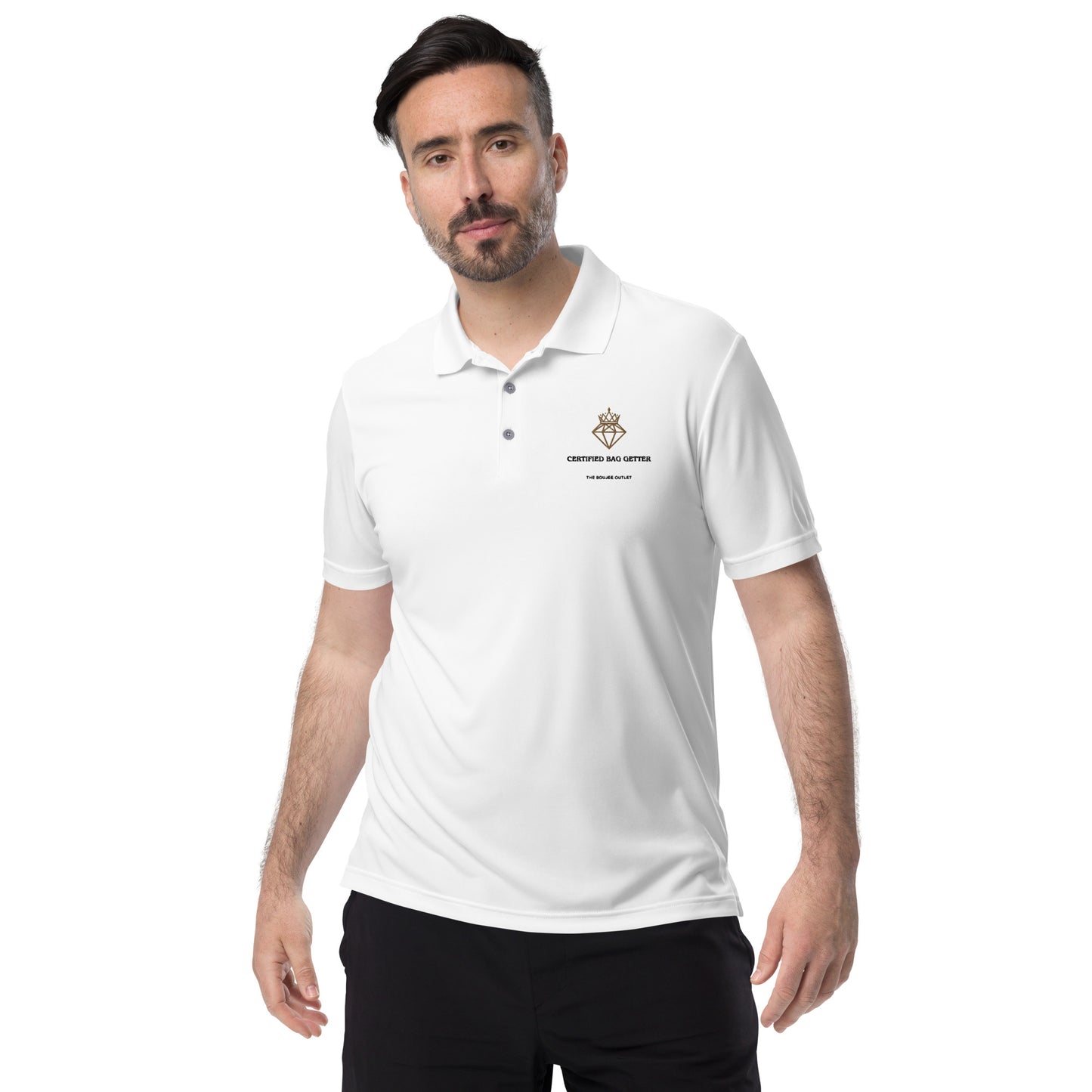 Certified Bag Getter adidas performance polo shirt