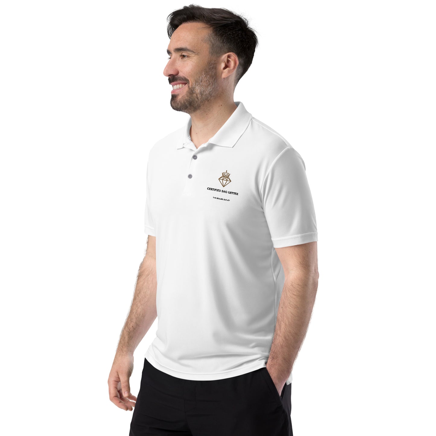 Certified Bag Getter adidas performance polo shirt