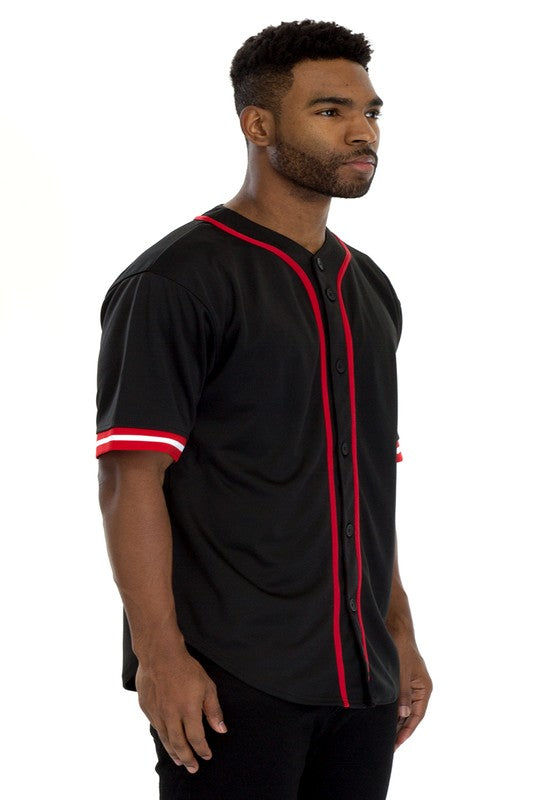 Unisex Active Sports Team Baseball Jersey