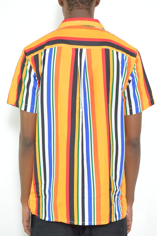 Mens short sleeve button down