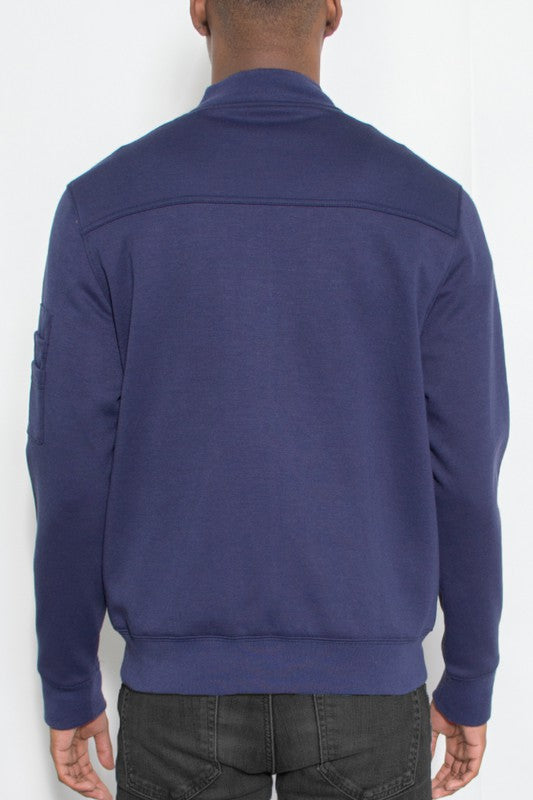 Boujee Cotton Zip Up Light Weight Jacket