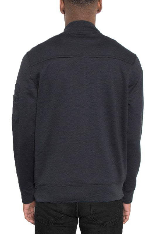 Boujee Cotton Zip Up Light Weight Jacket
