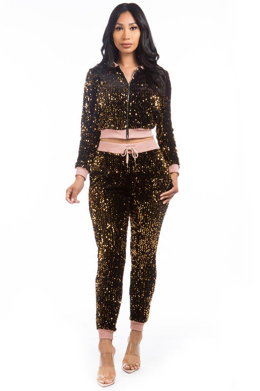 Sexy sequin set