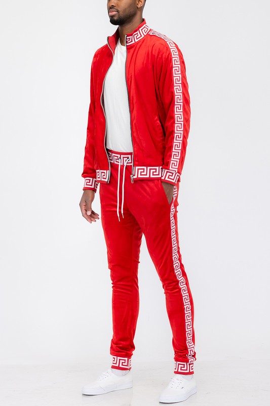 Boujee Velour TrackSuit Set