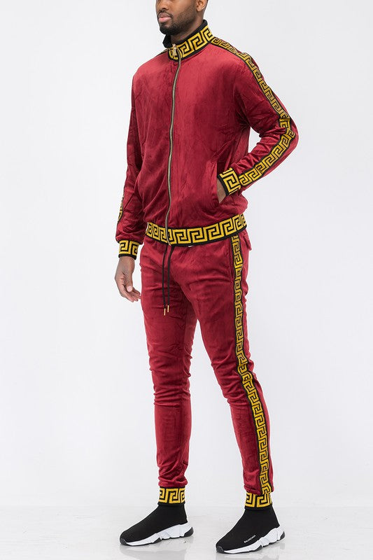 Boujee Velour TrackSuit Set