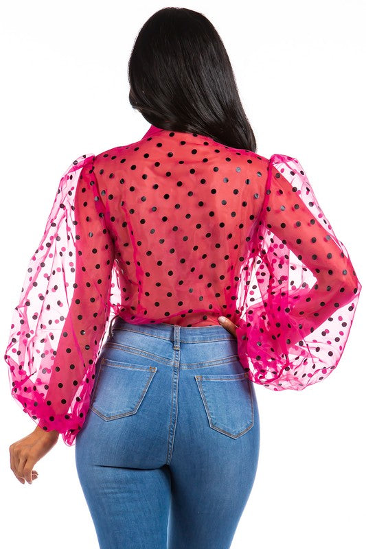 Sexy classy mesh shirt