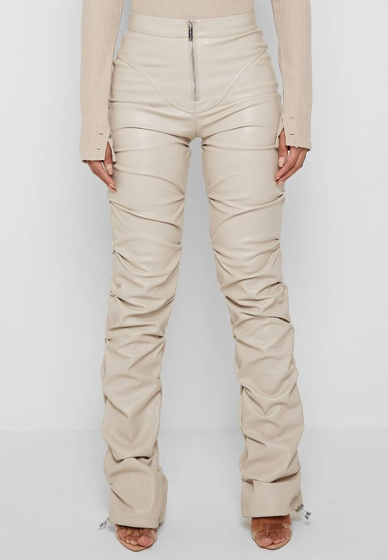 Sexy pu leather pants