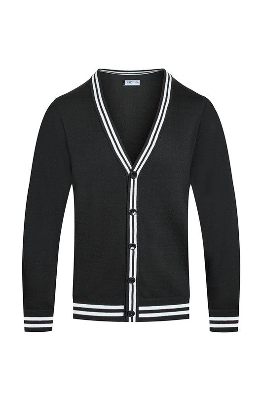 Boujee two stripe cardigan