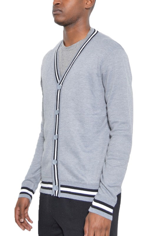 Boujee two stripe cardigan