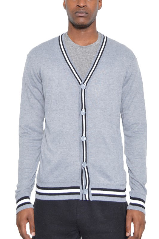 Boujee two stripe cardigan