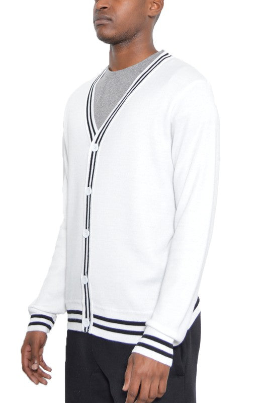 Boujee two stripe cardigan