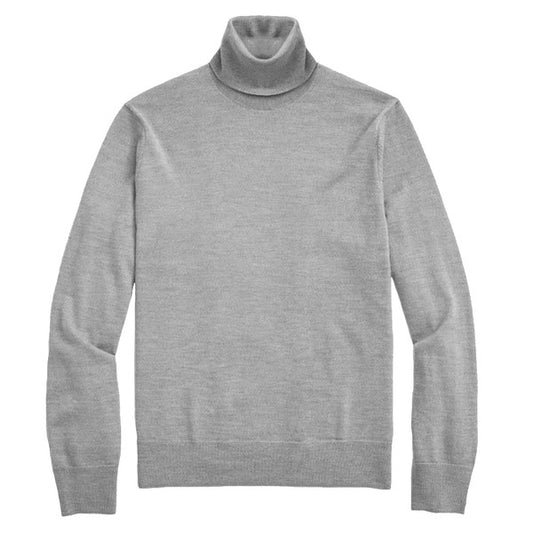 Boujee Mens Solid Turtleneck Sweater