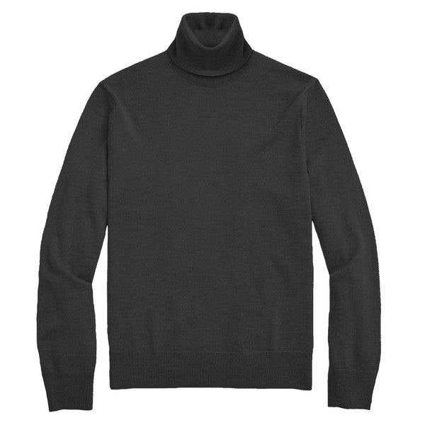 Boujee Mens Solid Turtleneck Sweater