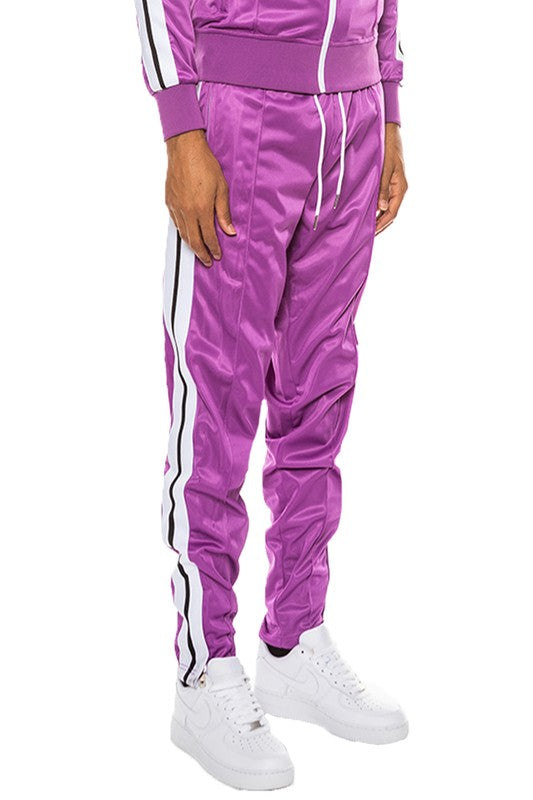 Single Striped tape track pants