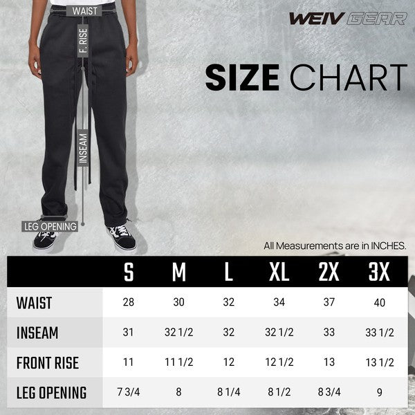 Mens fleece cotton sweatpants
