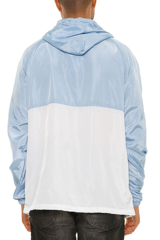 Boujee Color Block Anorak Jacket Pullover Windbreaker