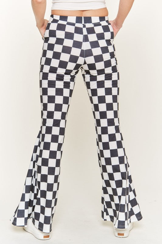 Orange & white checkered pants