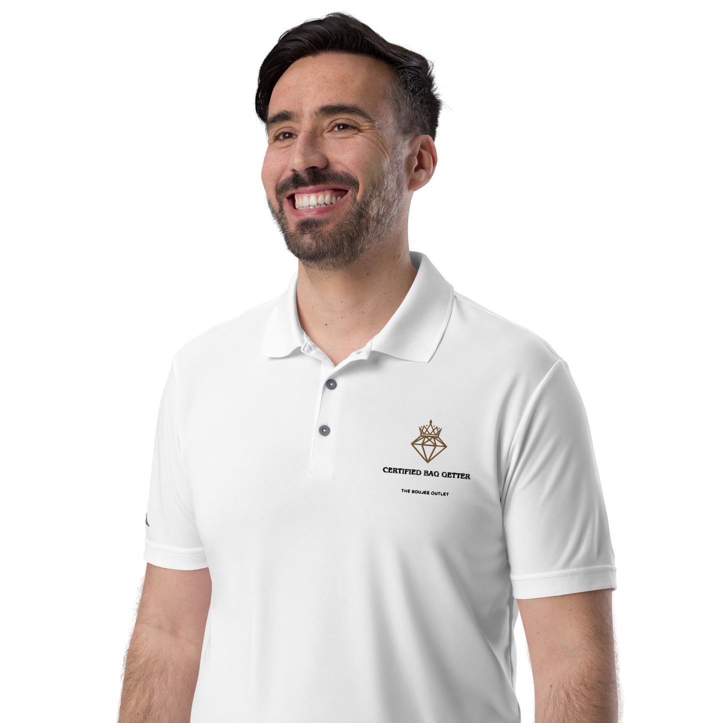 Certified Bag Getter adidas performance polo shirt