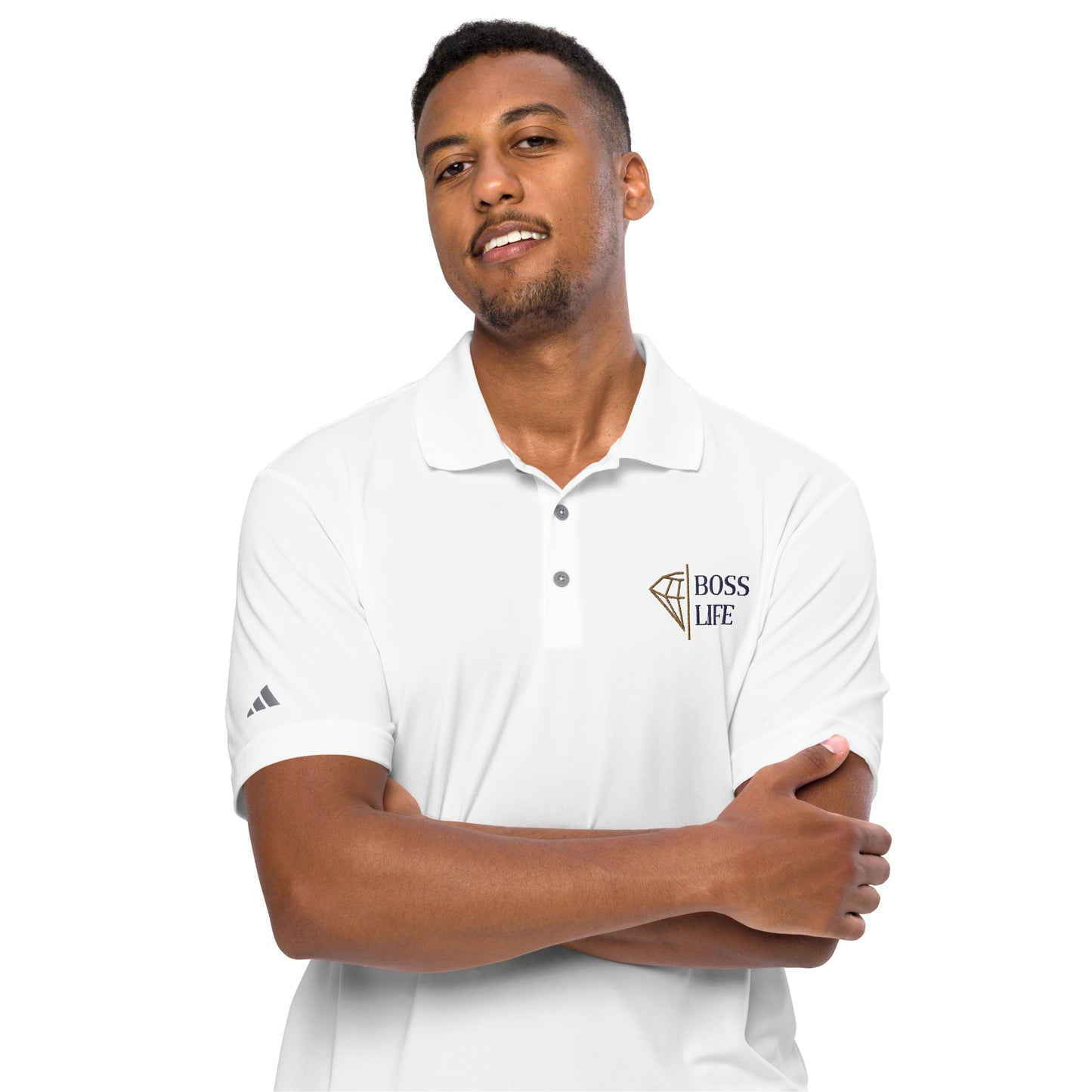 Boss Life adidas performance polo shirt