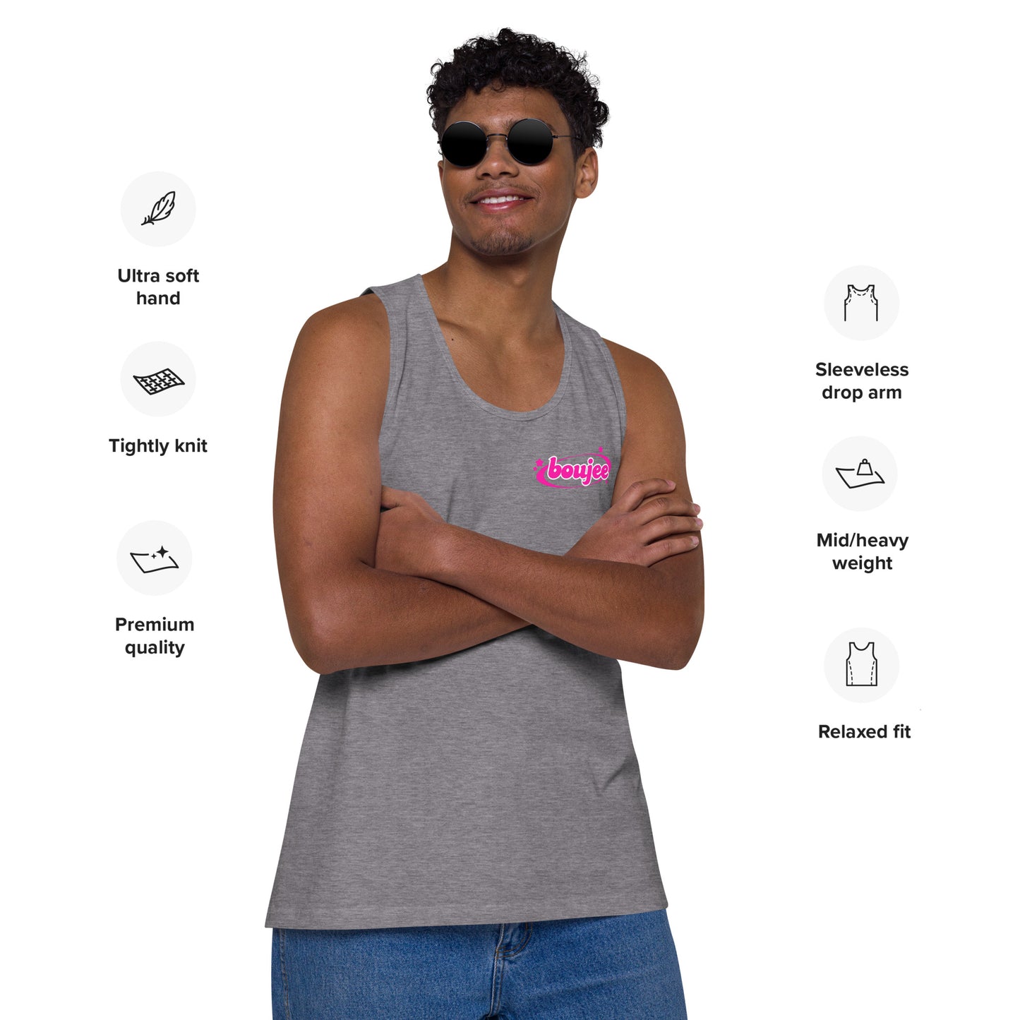 Boujee Men’s premium tank top