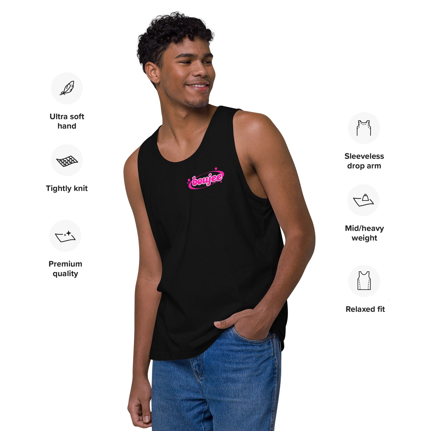 Boujee Men’s premium tank top