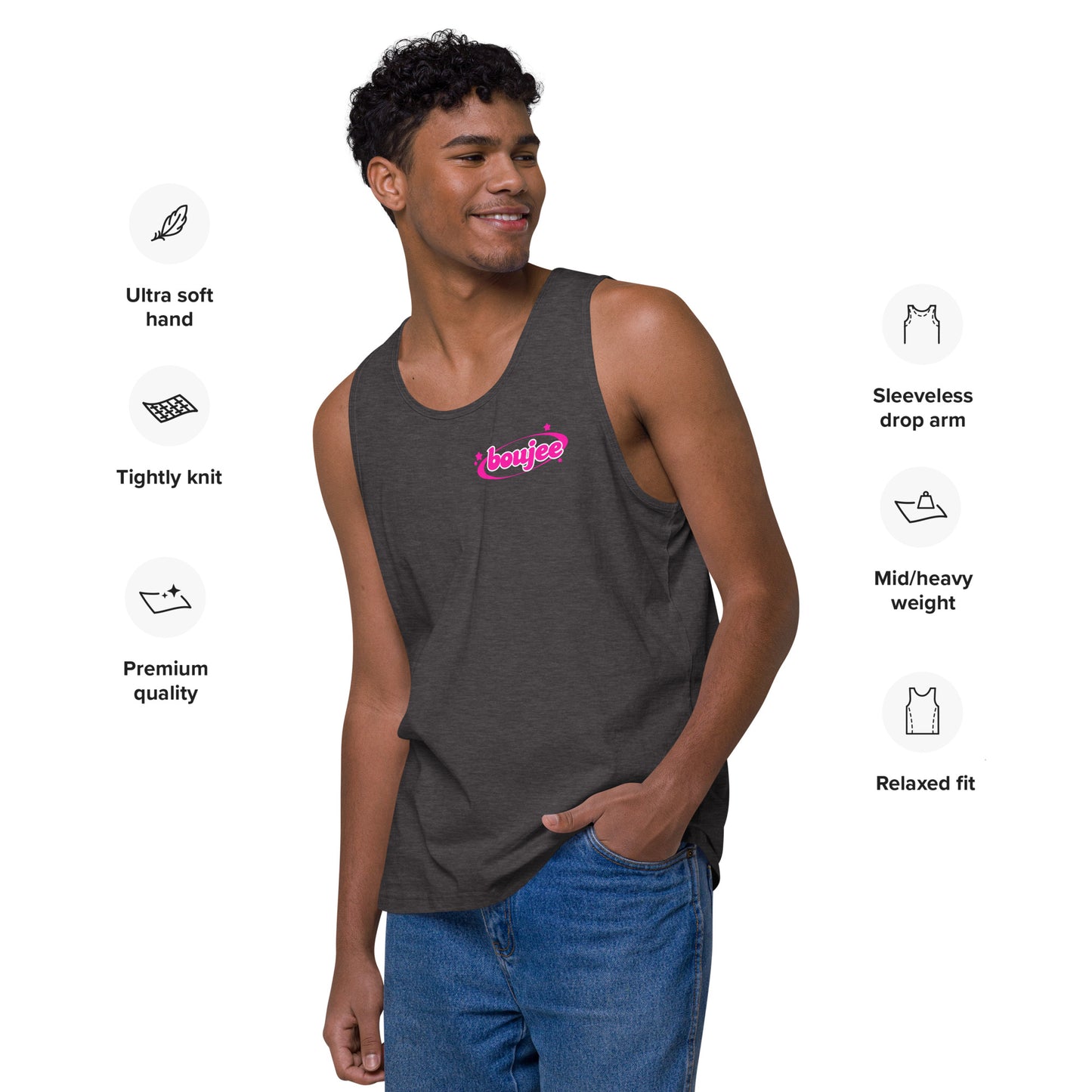 Boujee Men’s premium tank top