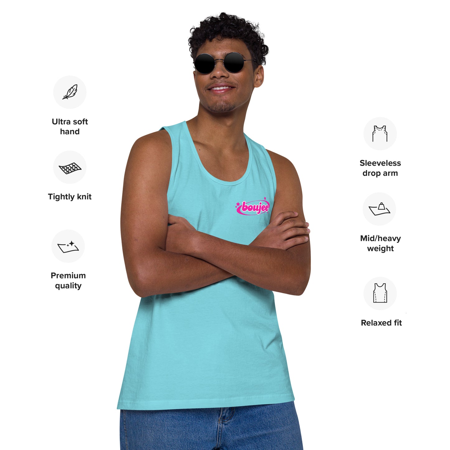 Boujee Men’s premium tank top