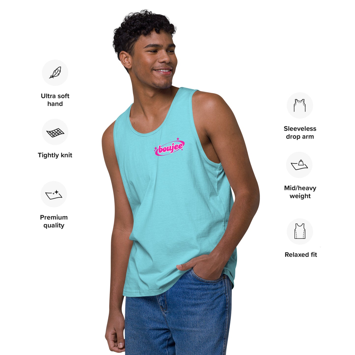 Boujee Men’s premium tank top