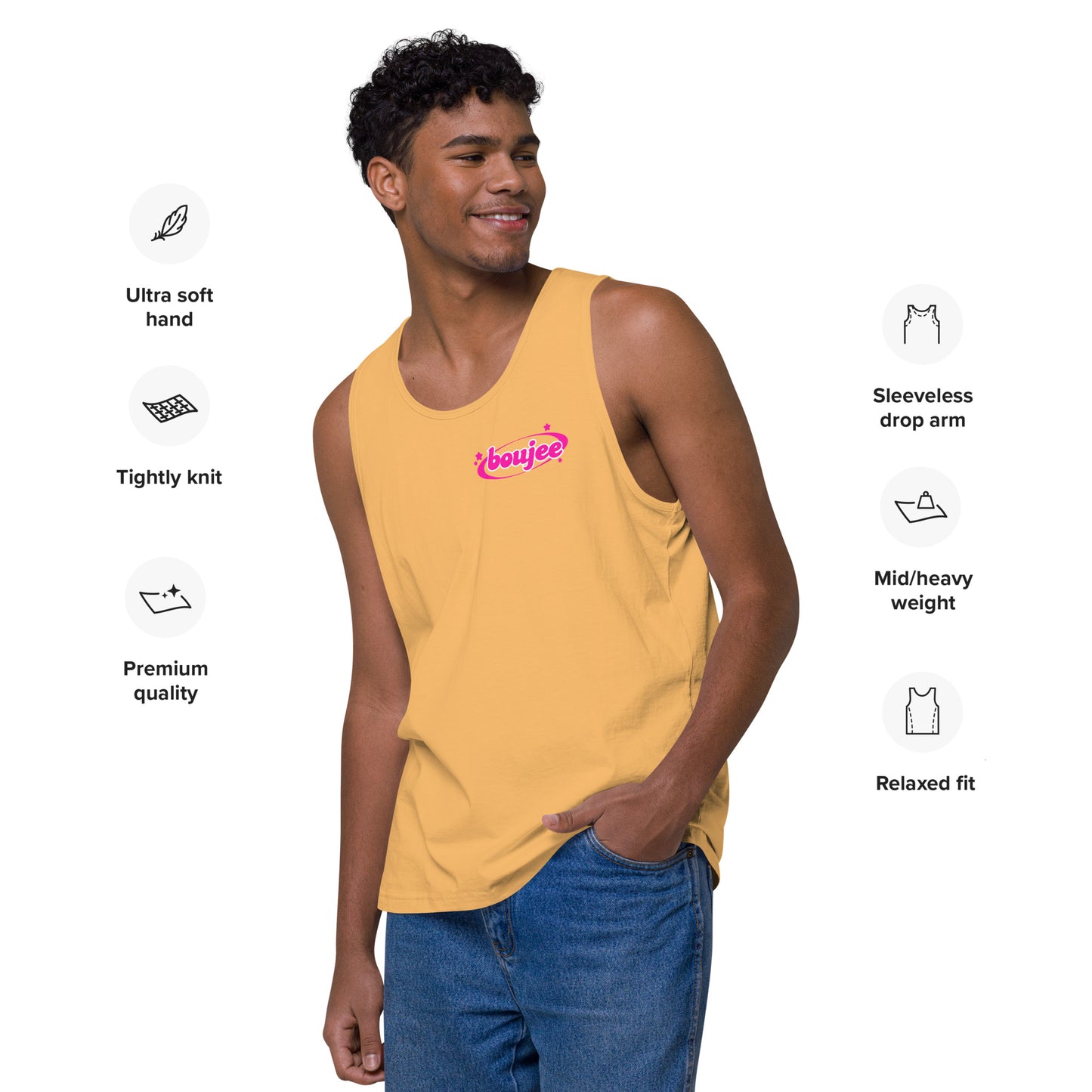 Boujee Men’s premium tank top