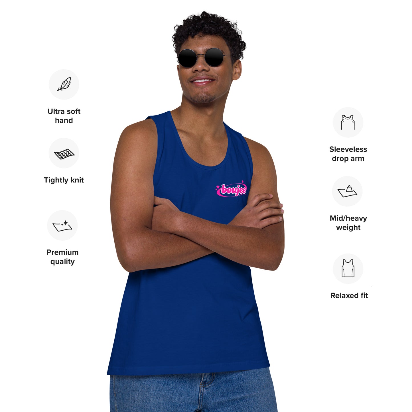 Boujee Men’s premium tank top