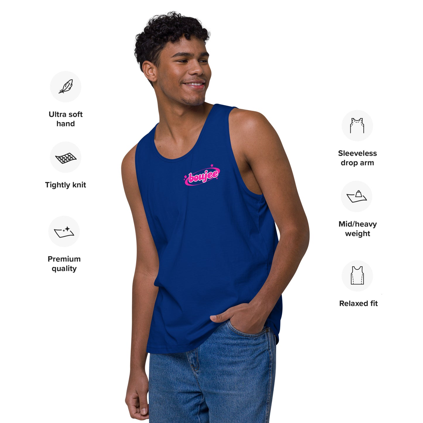 Boujee Men’s premium tank top