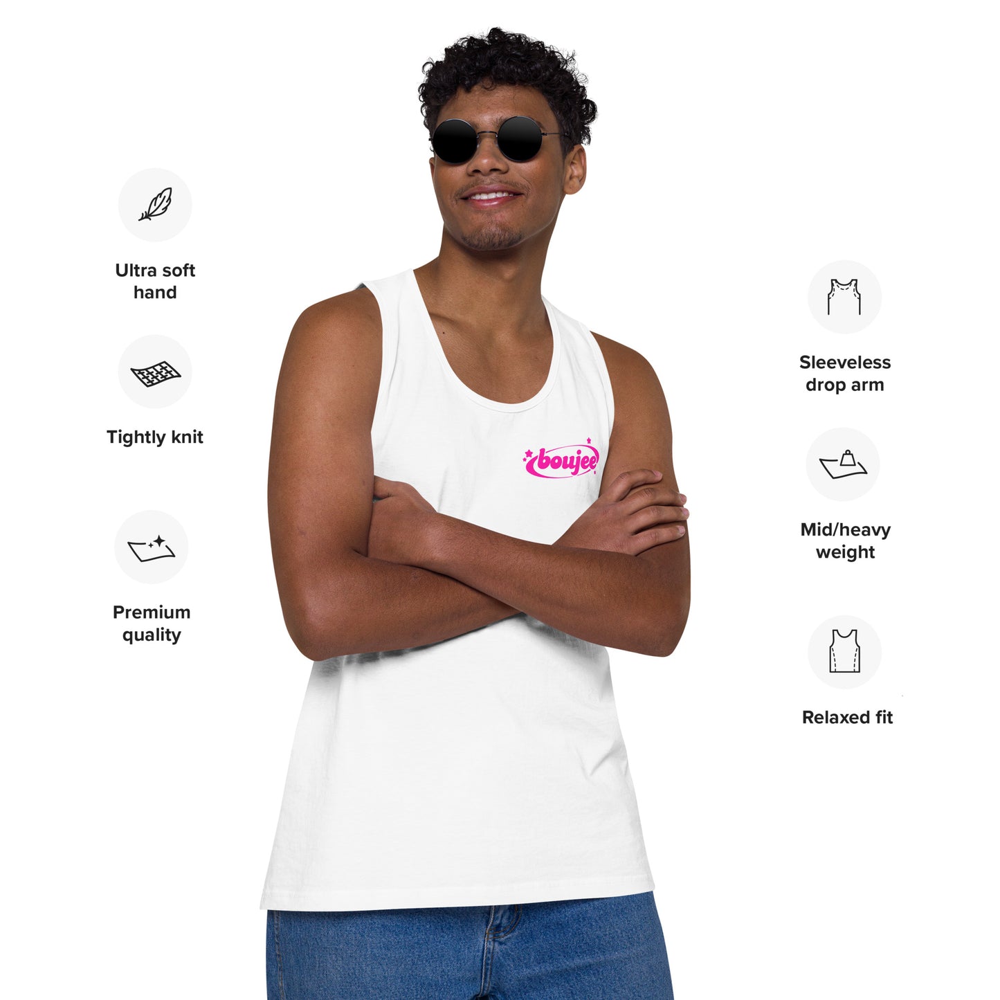 Boujee Men’s premium tank top