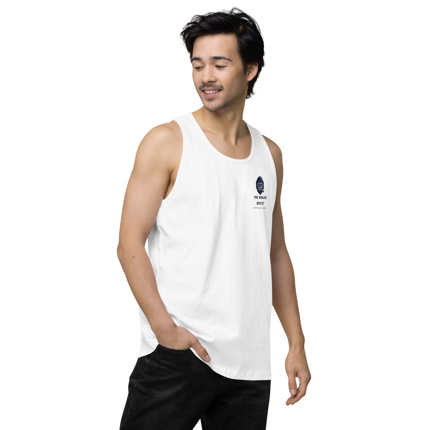 The boujee outlets Men’s premium tank top